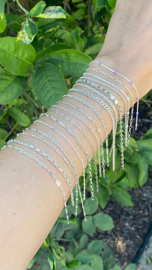 Permanent Jewelry Bracelet in Silver